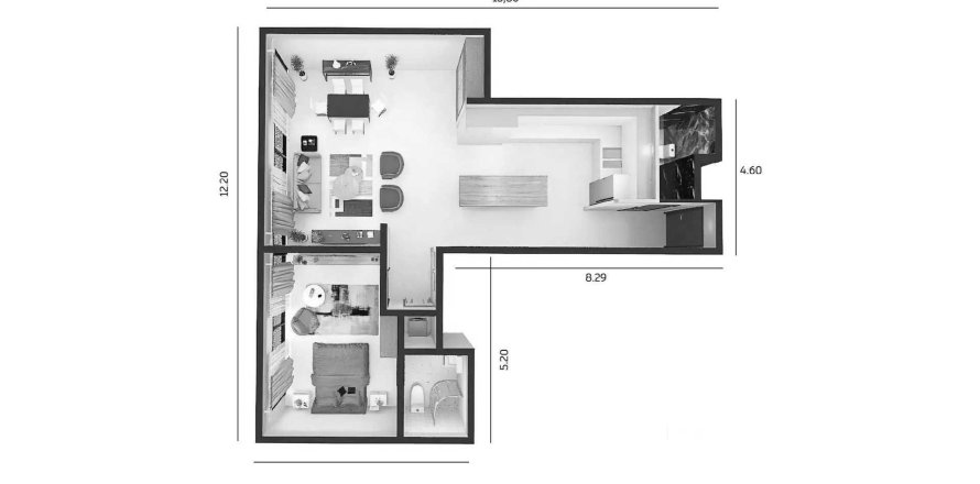 Apartment in Zenith J1 in Jumeirah Village Circle, Dubai, UAE 1 bedroom, 107.77 sq.m. № 714902
