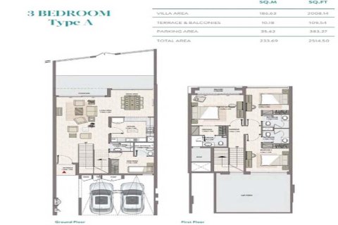 Vila di Mina Al Arab, Ras Al Khaimah, UEA 4 kamar tidur, 300 m2 nomor 656858 - foto 14