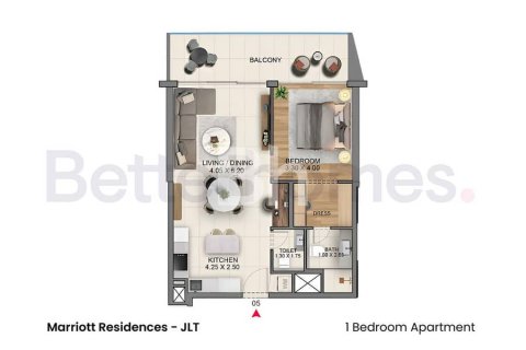 Apartment in Jumeirah Lake Towers, Dubai, UAE 1 bedroom, 82 sq.m. № 643714 - photo 20