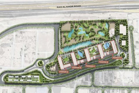 Apartman u Ras Al Khor, Dubai, UAE 1 spavaća soba, 75.1 m2 Br. 721630 - fotografija 13