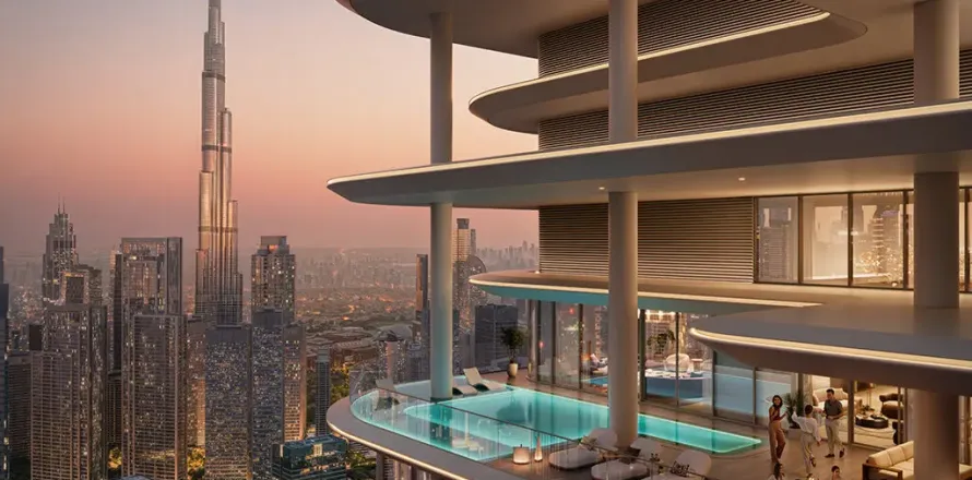 Apartment i Business Bay, Dubai, UAE 1 soveværelse № 720788