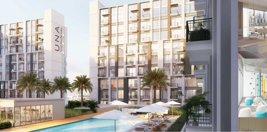 Apartemen di Wadi Al Safa 3, Dubai, UEA 1 kamar tidur, 31 m2 nomor 729510