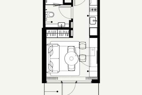 Apartment sa Al Furjan, Dubai, UAE 1 silid, 63 sq.m. № 690088 - larawan 2