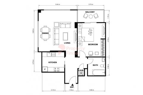 Lakás itt: Downtown Dubai (Downtown Burj Dubai), EAE, 1 hálószoba, 85 m², azonosító: 721296 - fénykép 15