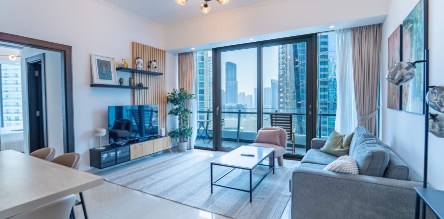 Dubai Marina, Dubai, संयुक्त अरब अमीरात में अपार्टमेंट, 1 बेडरूम, 77 वर्ग मीटर, संख्या 734225