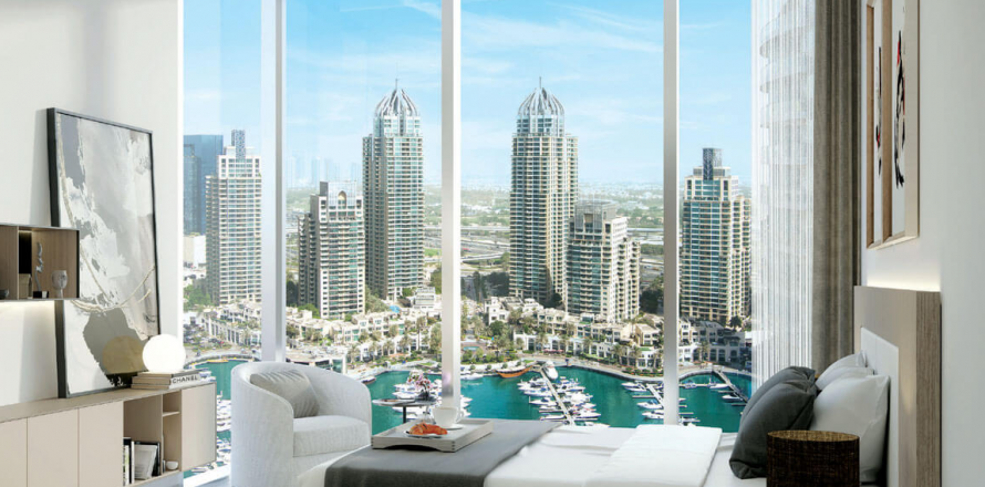 Apartament në Dubai Marina, Emiratet e Bashkuara Arabe 2 dhoma gjumi, 124.08 m2. № 637718