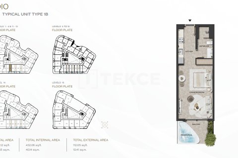 Lakás itt: Dubai Land, EAE, 1 hálószoba, 85 m², azonosító: 711117 - fénykép 28