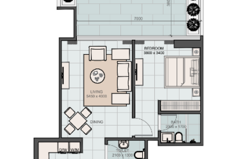 Apartament de vânzare în Jebel Ali, Dubai, EAU 1 dormitor, 94 mp.  №728600 - poză 16