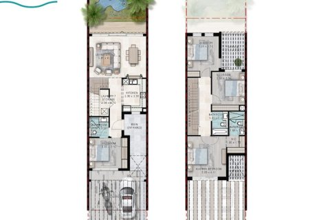 Üürile anda ridamaja asukohaga Dubai, AÜE: 4 magamistoaga, 144 m² Nr 700082 - pilt 12