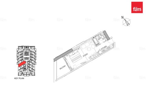 Byt v Business Bay, Dubai, SAE 1 ložnice, 43.8 m² Č.: 699726 - fotografie 11