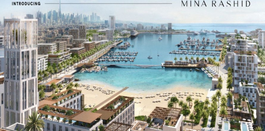 Apartmen di Dubai, UAE 1 bilik tidur, 65 meter persegi № 729426