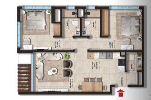 Apartamento para venda em Dubai, EAU 2 quartos, 78.9 m2 № 705975 - foto 20