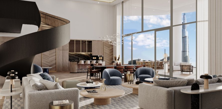 Apartament në JUMEIRAH LIVING BUSINESS BAY në Business Bay, Dubai, Emiratet e Bashkuara Arabe 4 dhoma gjumi, 397 m2. № 637411