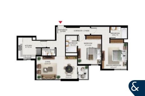 Appartamento in vendita a wasl gate, Dubai, EAU 2 camere da letto, 115 mq. № 670833 - foto 10