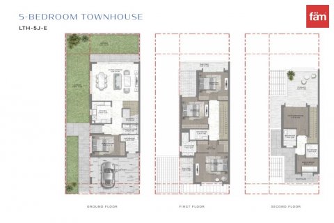 Řadový dům v Dubai, SAE 5 ložnice, 297.5 m² Č.: 630282 - fotografie 9