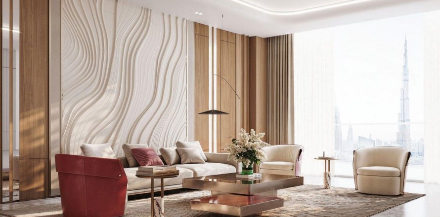 Apartemen di Downtown Dubai (Downtown Burj Dubai), UEA 1 kamar tidur, 95.7 m2 nomor 641337