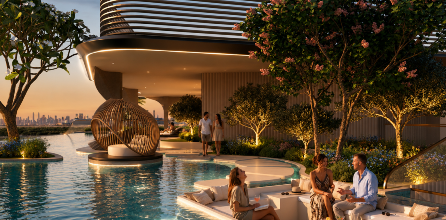 Apartman u Dubai, UAE 38 m2, 1 soba Br. 760187
