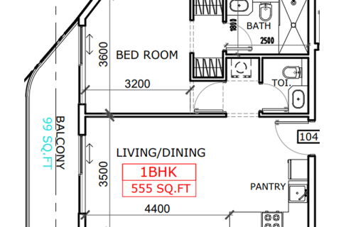 Apartemen di Dubai, UEA 1 ruangan, 36 m2 nomor 732383 - foto 5