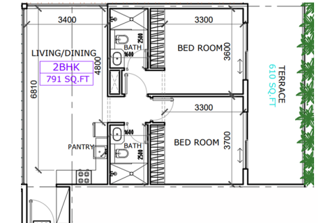 Apartemen di Dubai, UEA 1 ruangan, 36 m2 nomor 732383 - foto 6
