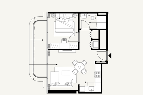 Müüa korter asukohaga Jebel Ali, Dubai, AÜE: 1 toaline, 31 m² Nr 732384 - pilt 5