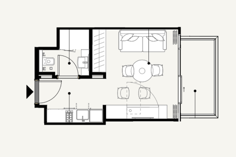 Müüa korter asukohaga Jebel Ali, Dubai, AÜE: 1 toaline, 31 m² Nr 732384 - pilt 4