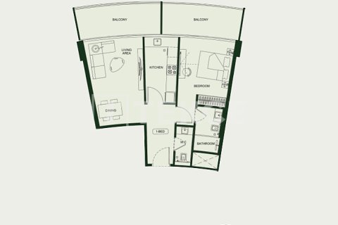 شقة للبيع في Arjan، دبي، الإمارات العربية المتحدة 1 غرفة نوم ، 70 متر مربع ، رقم 670789 - صورة 21