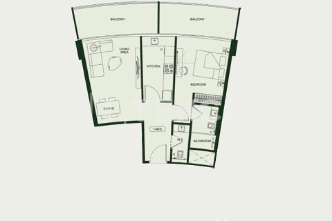 Lakás itt: Arjan, Dubai, EAE, 2 hálószoba, 110 m², azonosító: 670790 - fénykép 21