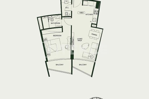 Lakás itt: Arjan, Dubai, EAE, 2 hálószoba, 110 m², azonosító: 670790 - fénykép 20