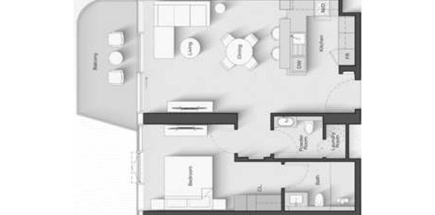 Apartment in Portside Square in Mina Rashid, Dubai, UAE 1 bedroom, 71 sq.m. № 650638