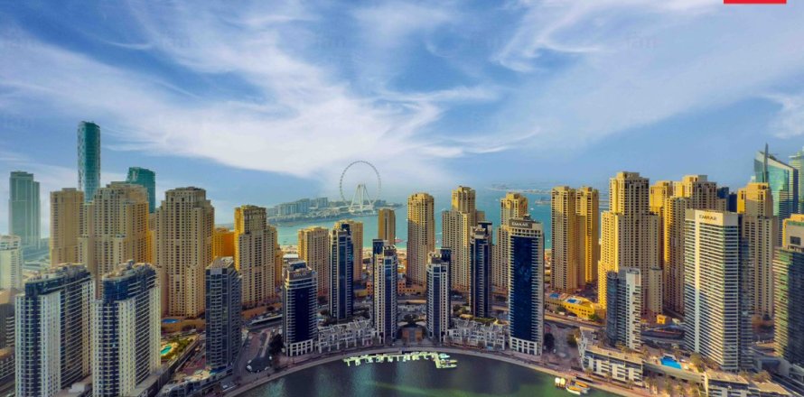 Leilighet i Dubai Marina, Dubai, Emiratene 3 soverom, 154 kvm nr. 661787