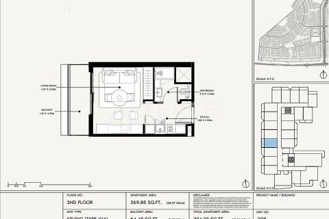 Appartement te koop in Dubai, VAE 1 kamer, 33 vr.m., nr 730872 - foto 13
