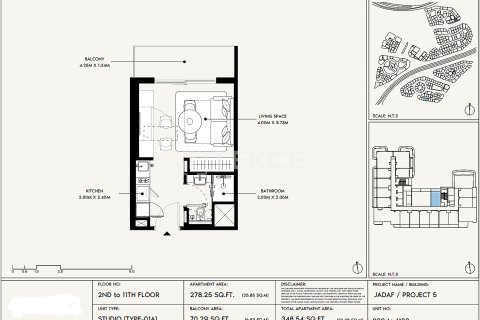 Apartman u Dubai, UAE 1 soba, 33 m2 Br. 730874 - fotografija 18