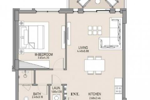 Byt v Umm Suqeim, Dubai, SAE 1 ložnice, 72 m² Č.: 636875 - fotografie 5