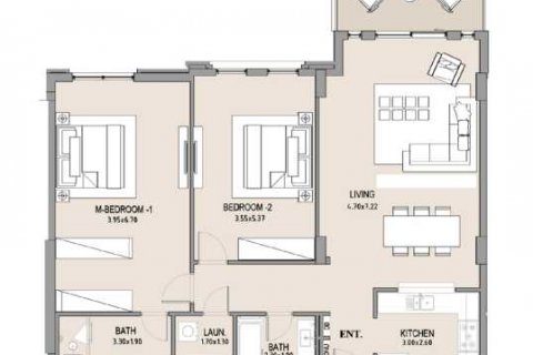 Byt v Umm Suqeim, Dubai, SAE 2 ložnice, 126 m² Č.: 636874 - fotografie 5