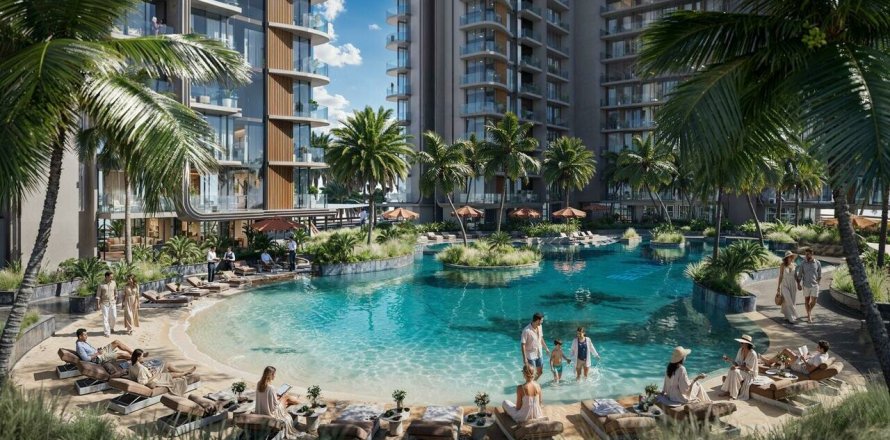 Apartmen di Dubai, UAE 1 bilik tidur, 64 meter persegi № 701937