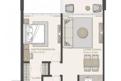 Apartment in MANGROVE RESIDENCES in Dubai, UAE 90 sq.m. № 637020 - photo 4