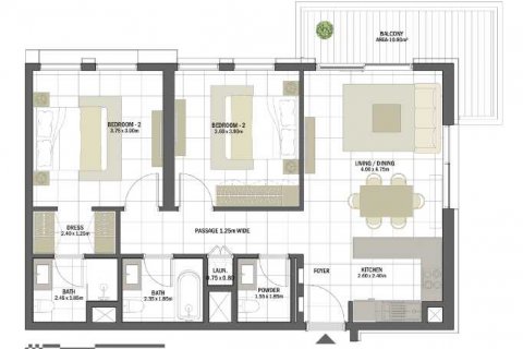 Apartment sa Rehan Residences sa Maryam Island, Sharjah, UAE 2 silid-tulugan, 102 sq.m. № 637021 - larawan 5