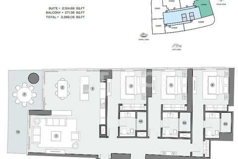 Dubai Marina, UAE의 판매용 아파트 침실 6개, 1505제곱미터 번호 762872 - 사진 28