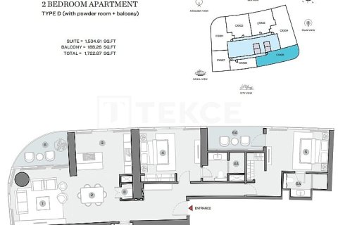 Dubai Marina, UAE의 판매용 아파트 침실 6개, 1505제곱미터 번호 762872 - 사진 27