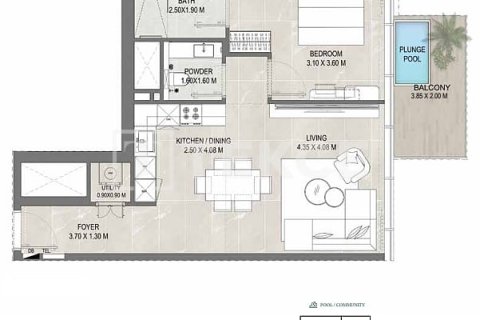 Wohnung zum Verkauf in Dubai, VAE 1 Schlafzimmer, 77 m2 Nr. 762867 - Foto 28
