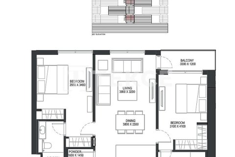 Apartmen di Dubai, UAE 2 bilik tidur, 110 meter persegi № 762871 - foto 11