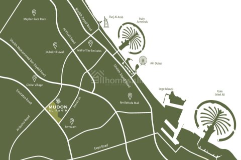 فيلا للبيع في مُدُنْ، دبي، الإمارات العربية المتحدة 4 غرفة نوم ، 263 متر مربع ، رقم 678613 - صورة 11