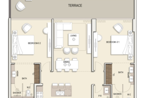 آپارتمان برای فروش در  Jumeirah Village Circle، Dubai، امارات متحده عربی  42 متر مربع ، شماره 728497 - تصویر 12