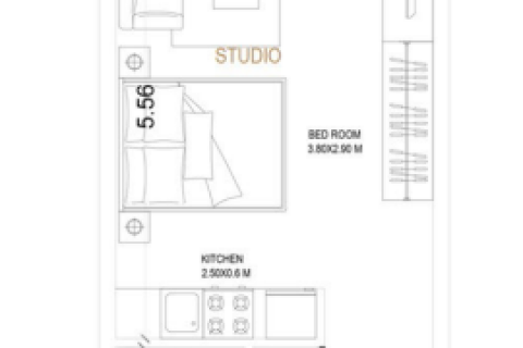 آپارتمان برای فروش در  Jumeirah Village Circle، Dubai، امارات متحده عربی  42 متر مربع ، شماره 728497 - تصویر 10