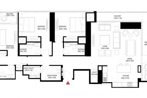 Apartment in SOBHA ONE in Dubai, UAE 3 bedrooms, 178 sq.m. № 637327 - photo 3