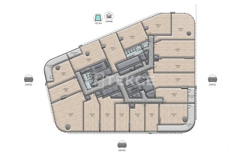 Kontor till försäljning i Jebel Ali, Dubai, UAE 57 kvm Nr. 705300 - fotografi 17