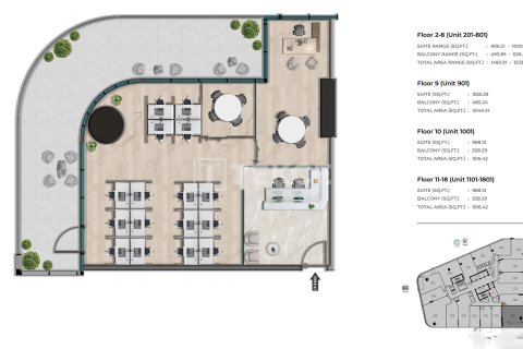 Kontor till försäljning i Jebel Ali, Dubai, UAE 57 kvm Nr. 705300 - fotografi 16