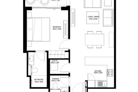 Dubai, संयुक्त अरब अमीरात में अपार्टमेंट, 1 बेडरूम, 62 वर्ग मीटर, संख्या 689742 - फ़ोटो 5