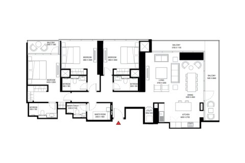Dubai, संयुक्त अरब अमीरात में अपार्टमेंट, 1 बेडरूम, 62 वर्ग मीटर, संख्या 689742 - फ़ोटो 6