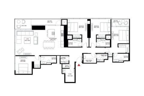 Dubai, संयुक्त अरब अमीरात में अपार्टमेंट, 1 बेडरूम, 62 वर्ग मीटर, संख्या 689742 - फ़ोटो 8